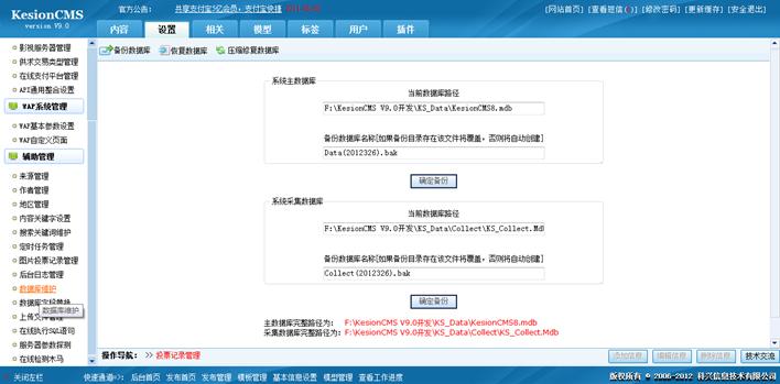 数据库维护 数据库维护