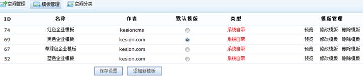 企业空间模板治理 企业空间模板治理