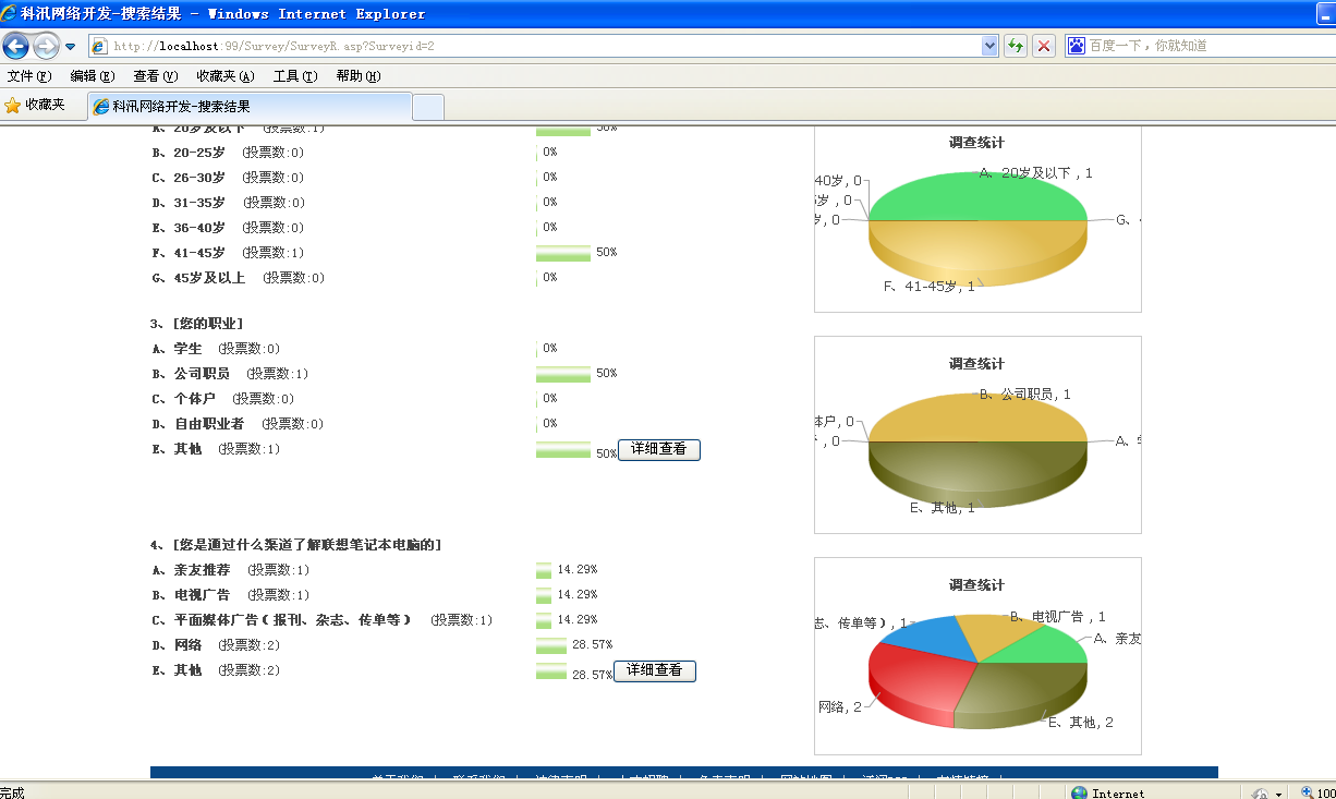 KesionCMS V9.5多问卷视察系统插件介绍 第 11 张